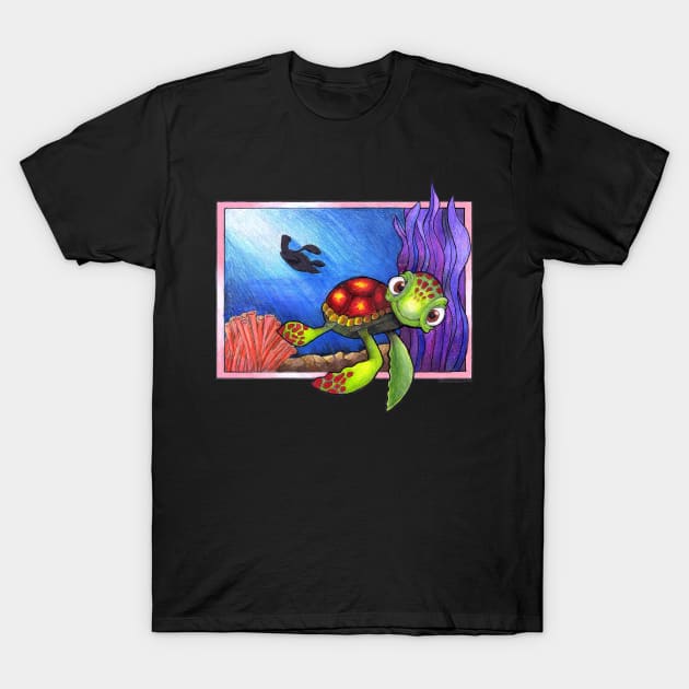 Baby Sea Turtle T-Shirt by ReneeDixonArt